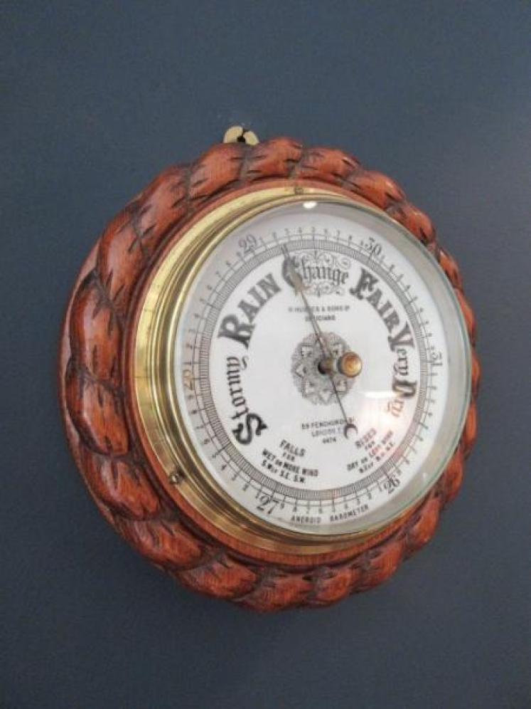 Mid Victorian London Ship's Barometer - Image 1
