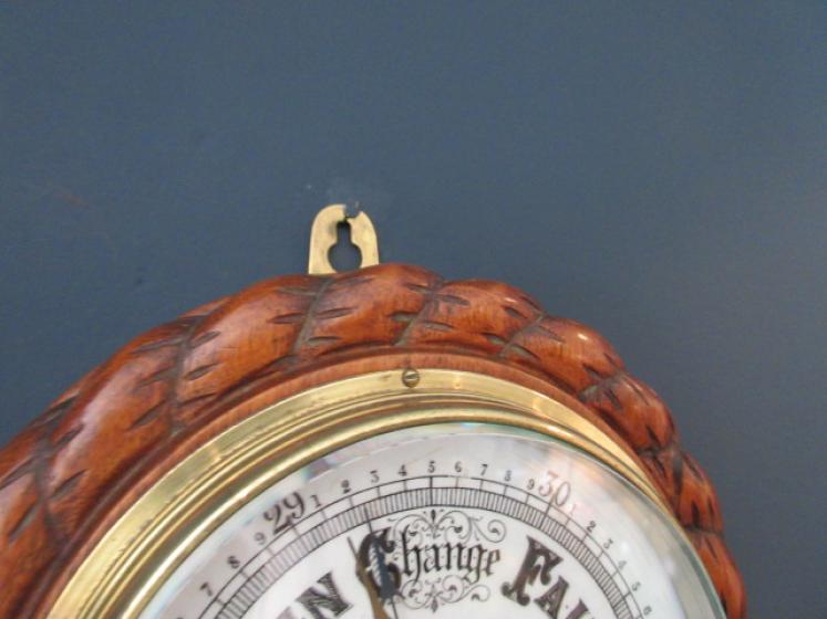 Mid Victorian London Ship's Barometer - Image 3