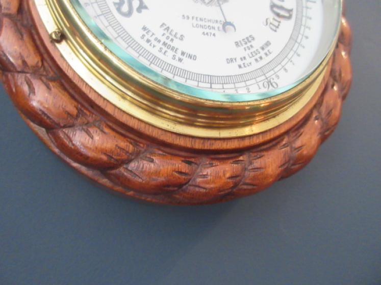 Mid Victorian London Ship's Barometer - Image 6