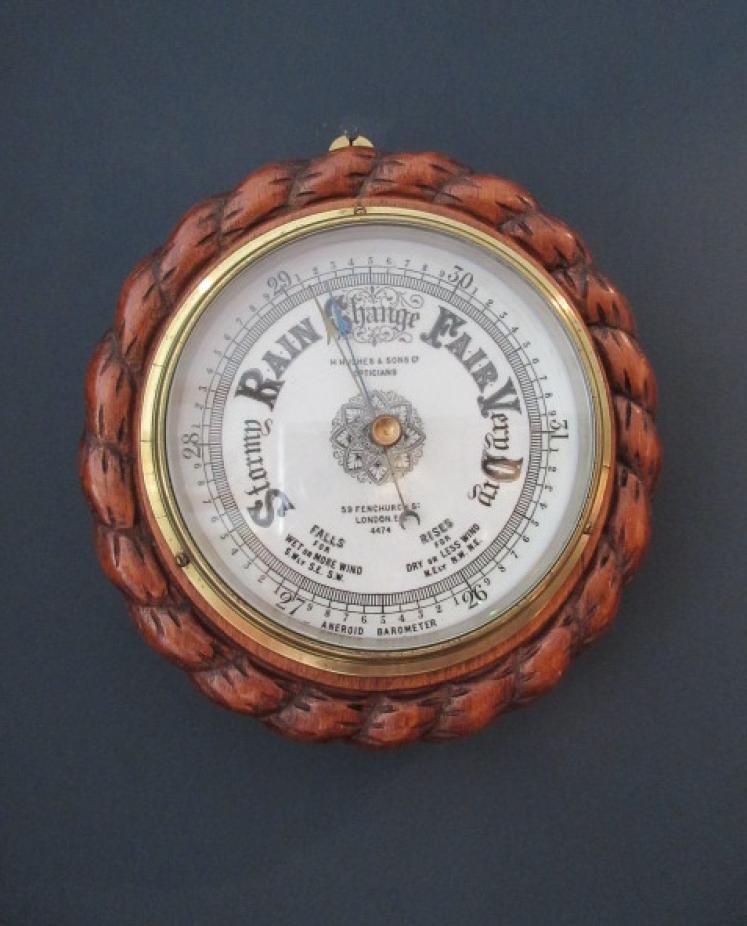 Mid Victorian London Ship's Barometer - Image 7