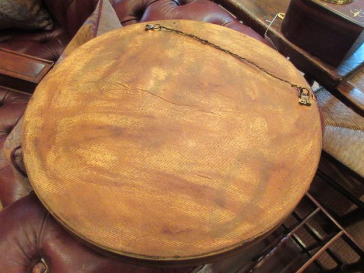 Antique Plaster & Timber Gilt Convex Wall Mirror - Image 5
