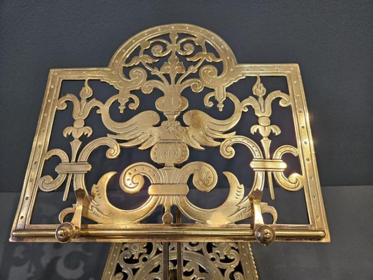 Victorian Brass Book Easel - Image 6