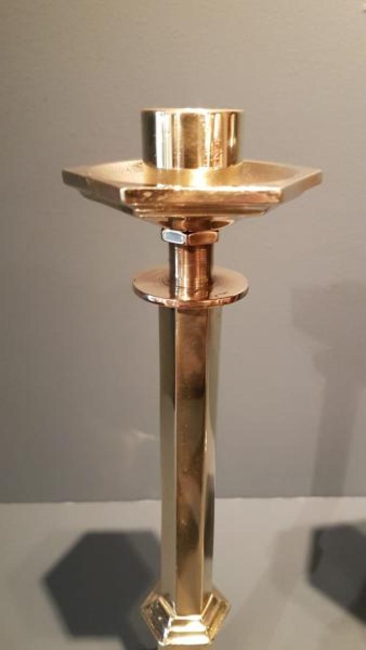 Pair of Mid Victorian Cast Candlesticks - Image 4