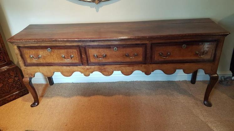 George II Oak Dresser - Image 4