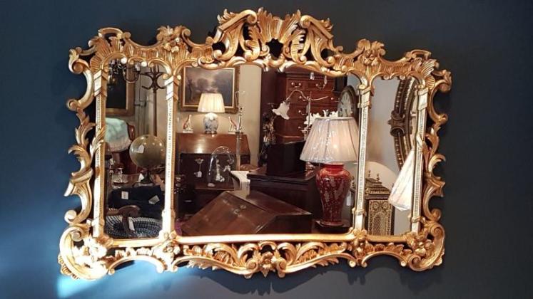 Fine Quality Victorian Timber Gilt Mirror - Image 1