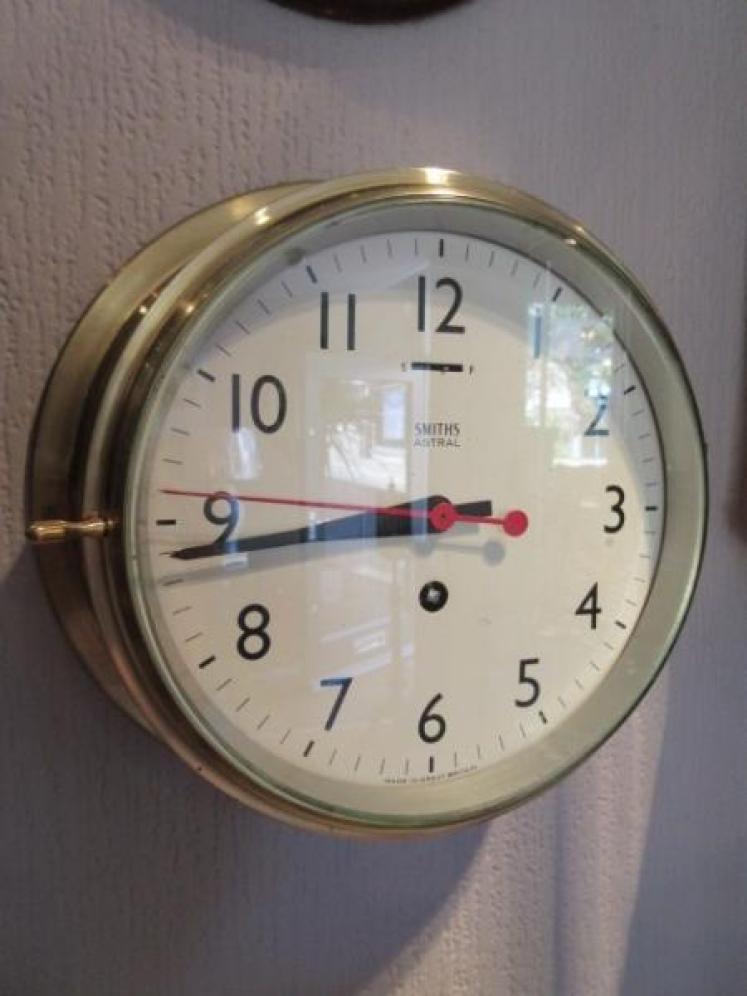 1930's Smith's Astral Ship's Wall Clock - Image 1