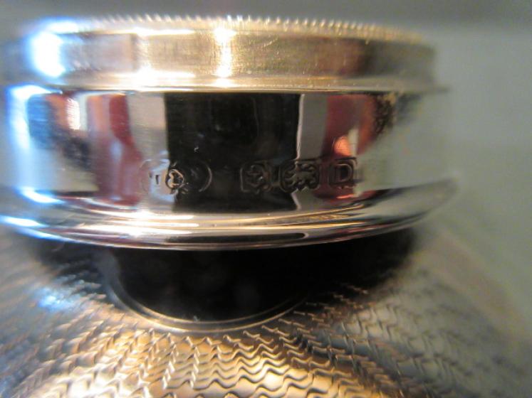 Immaculate George V Period Silver Domed Top Pill Box - Image 4