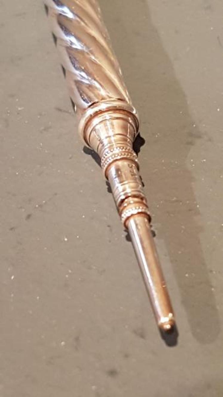 Victorian Silver Pencil and Matching Pen - Image 2