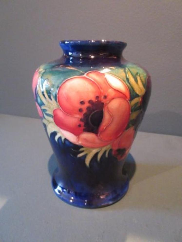 Early Moorcroft Anemone Baluster Shaped Vase.c.1930 - Image 1