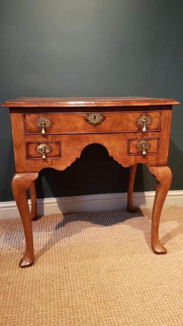 Superb George I Style Walnut Low Boy - Image 1