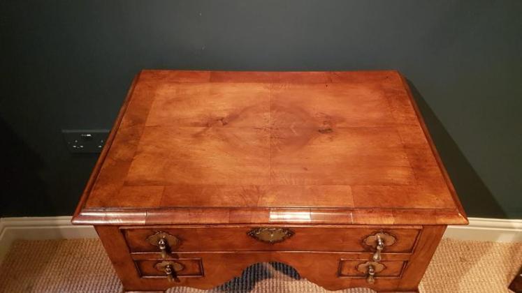 Superb George I Style Walnut Low Boy - Image 2