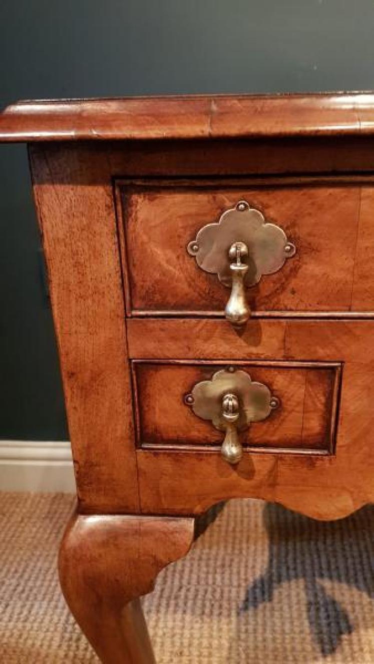 Superb George I Style Walnut Low Boy - Image 3