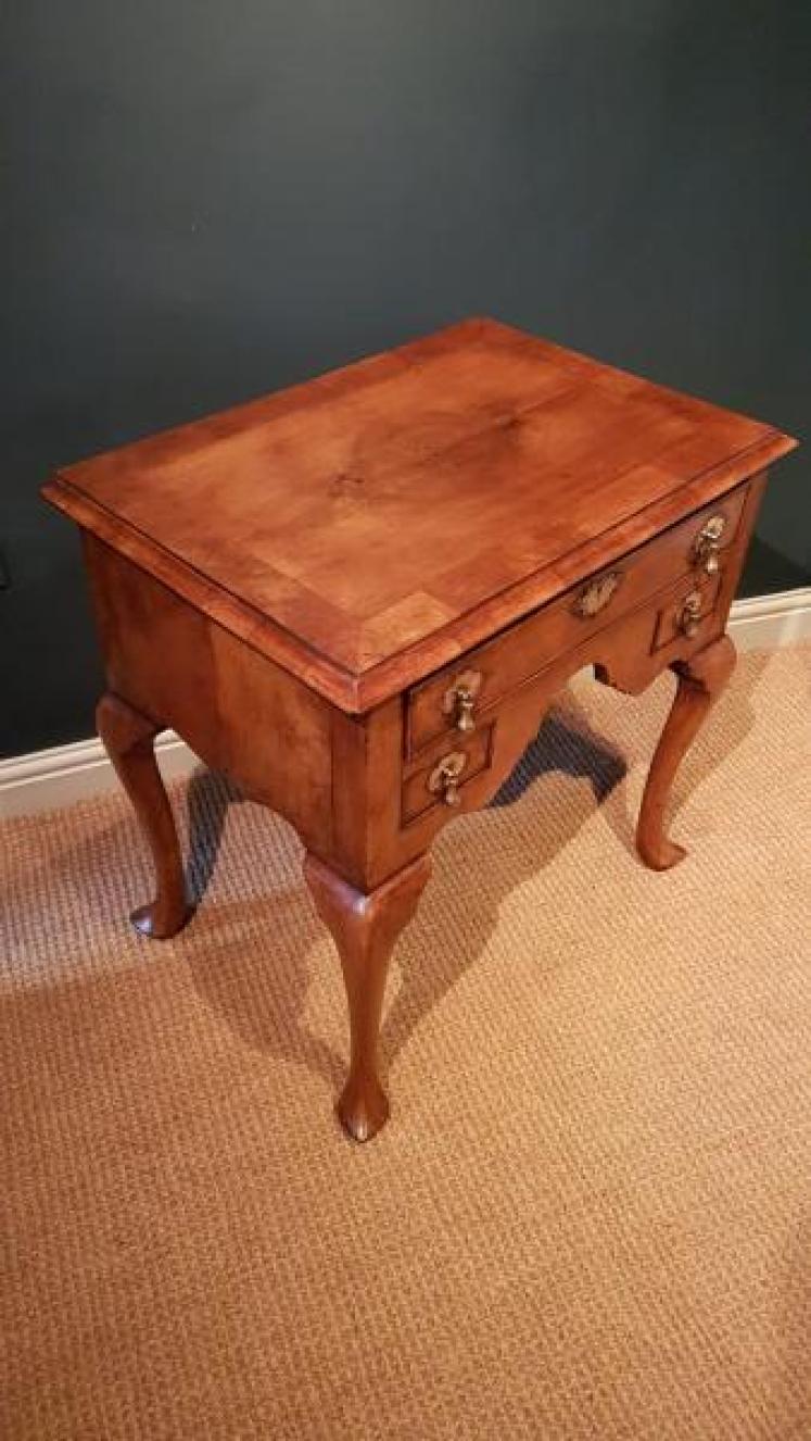 Superb George I Style Walnut Low Boy - Image 5