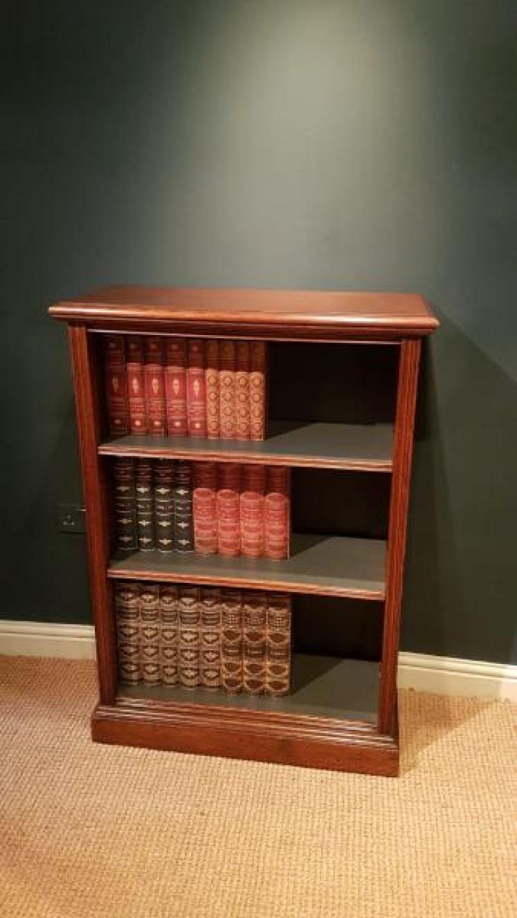Superior Quality Victorian Oak Open Bookcase - Image 2