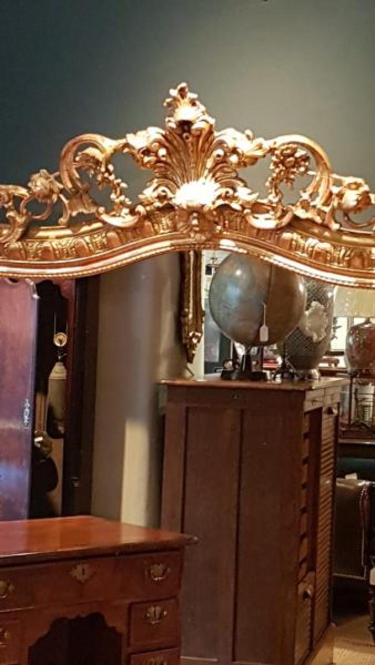 Superb Victorian Timber Gilt Mirror - Image 3