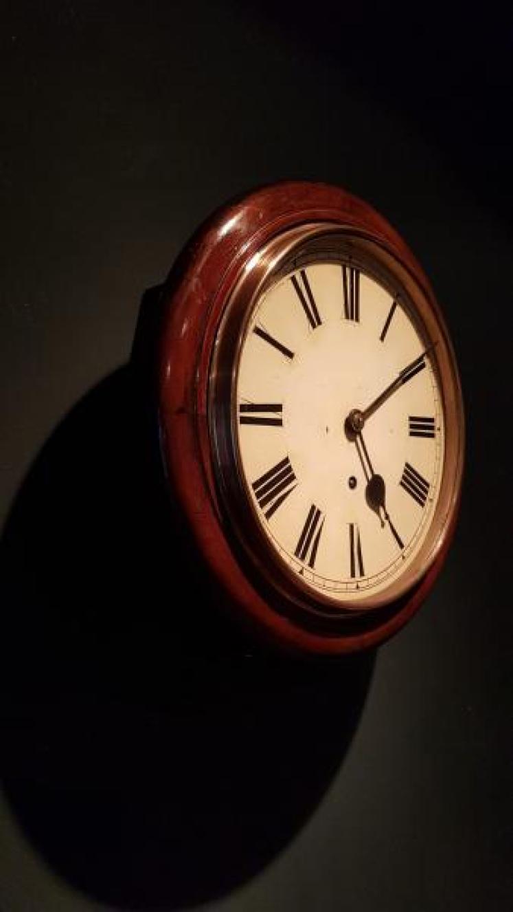 Late Victorian Mahogany English Dial Clock - Image 6