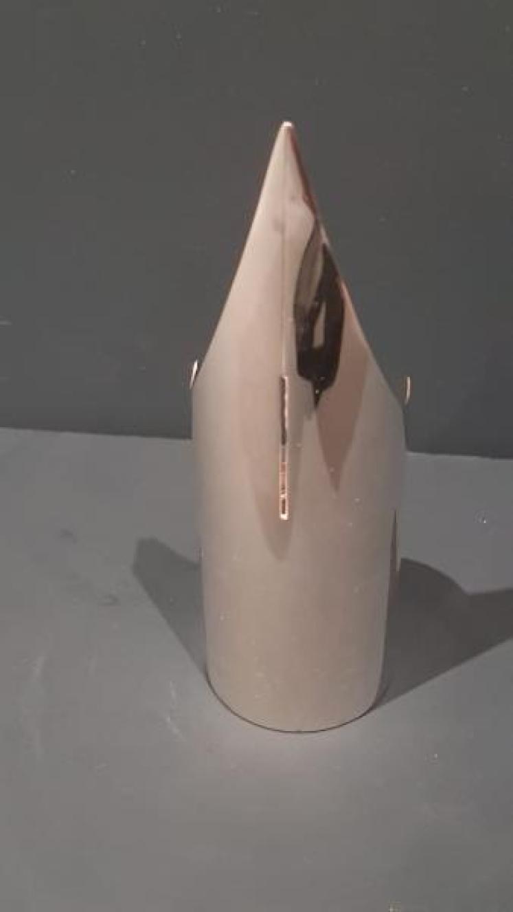 Unusual Victorian Silver Nib Ink Well - Image 4