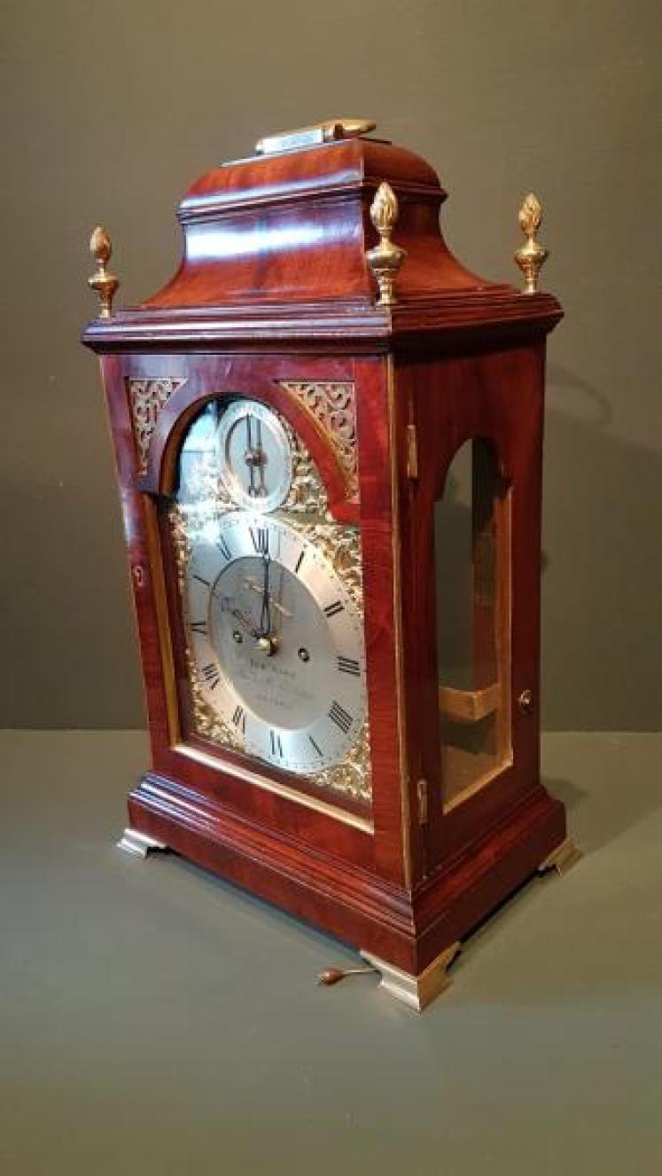 Fine George III Verge Double Fusee Bracket Clock - Image 5