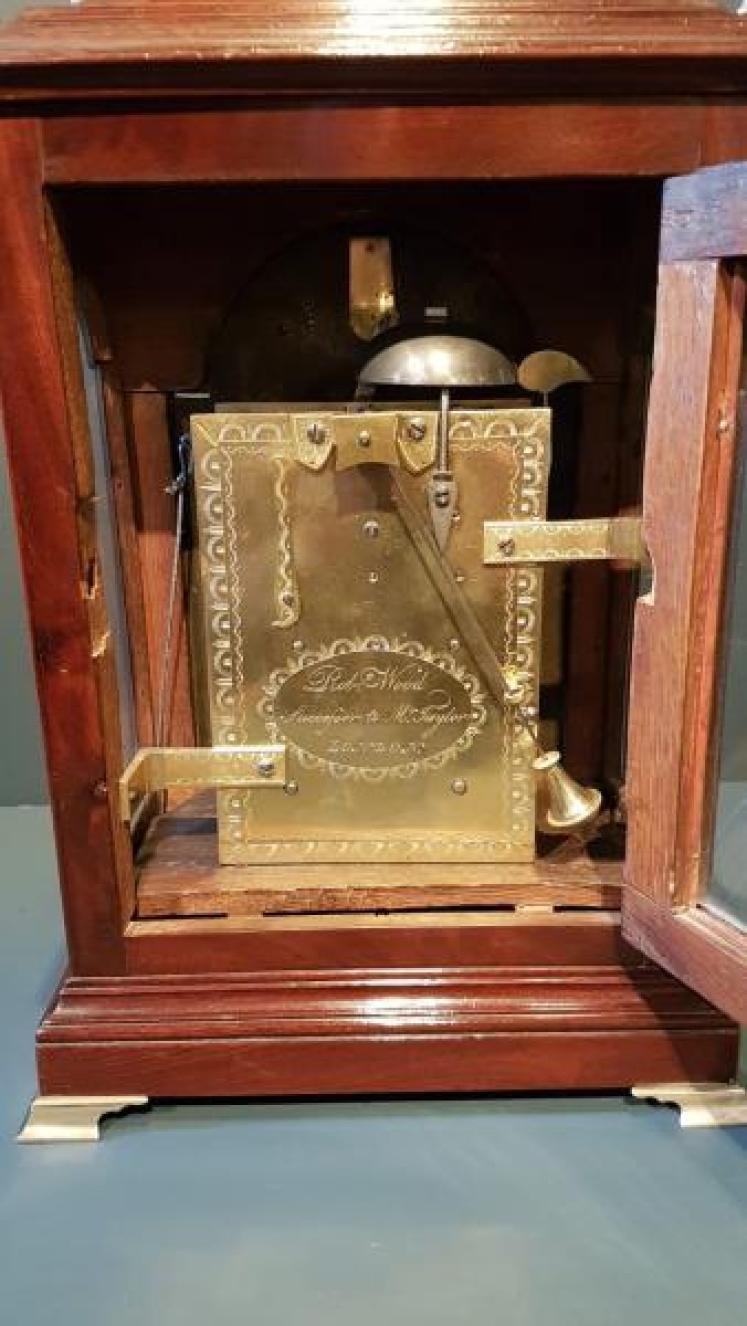 Fine George III Verge Double Fusee Bracket Clock - Image 7