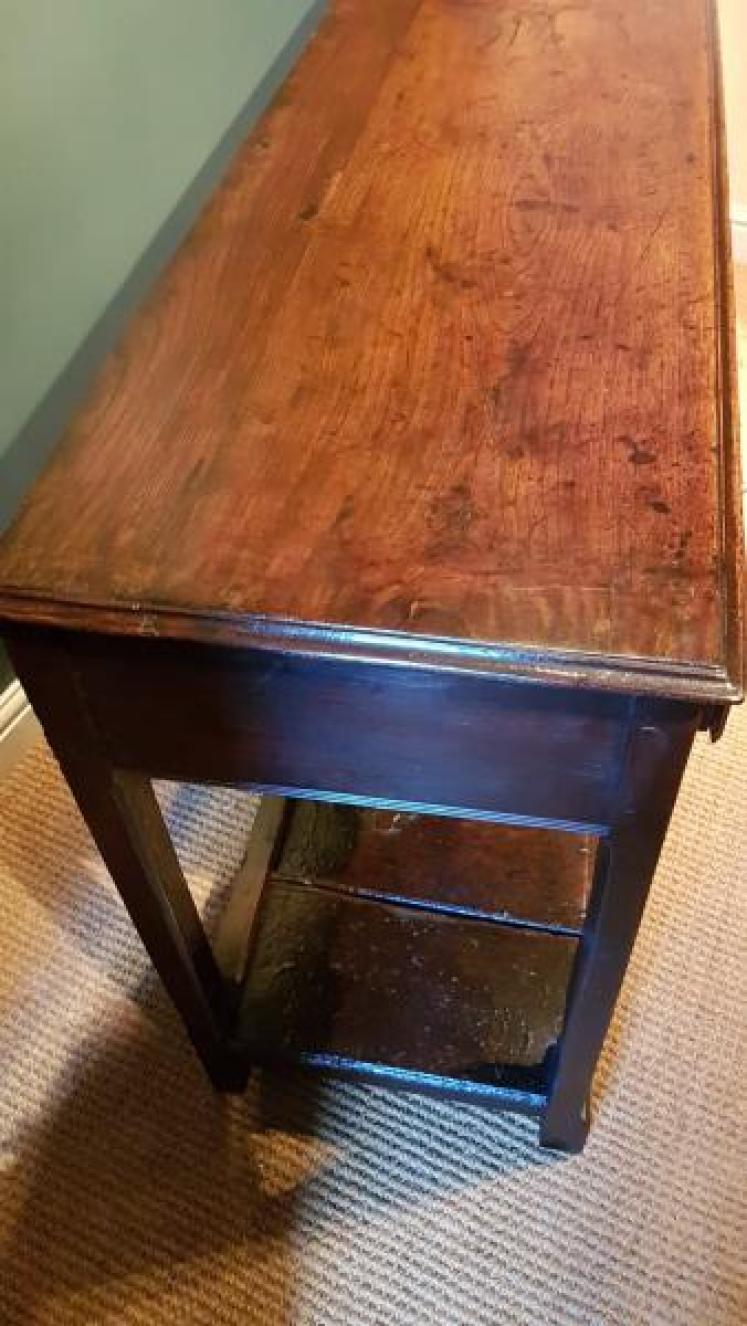 George II Oak Open Pot Board Dresser - Image 6