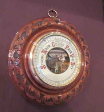 Superb Large Antique Walnut Skeletonised Barometer