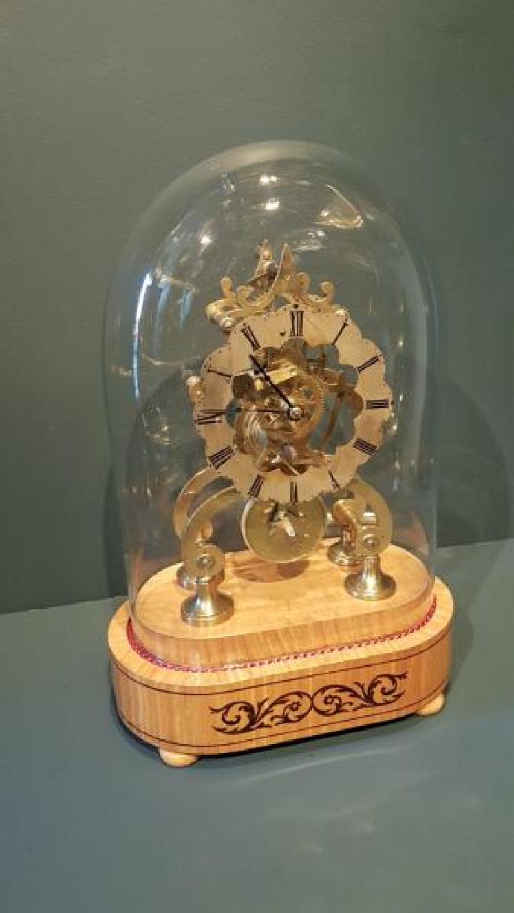 Victorian 8 Day Single Fusse Skeleton Clock - Image 5