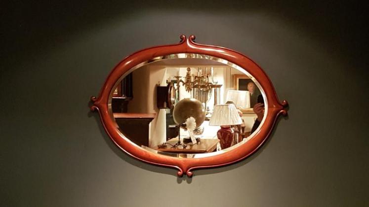 Victorian Moulded Mahogany Framed Mirror - Image 1