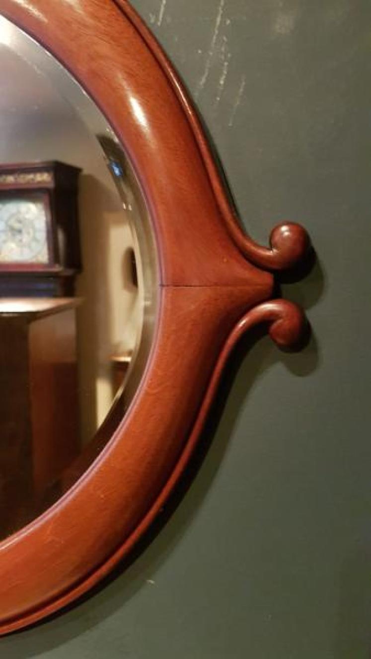 Victorian Moulded Mahogany Framed Mirror - Image 2