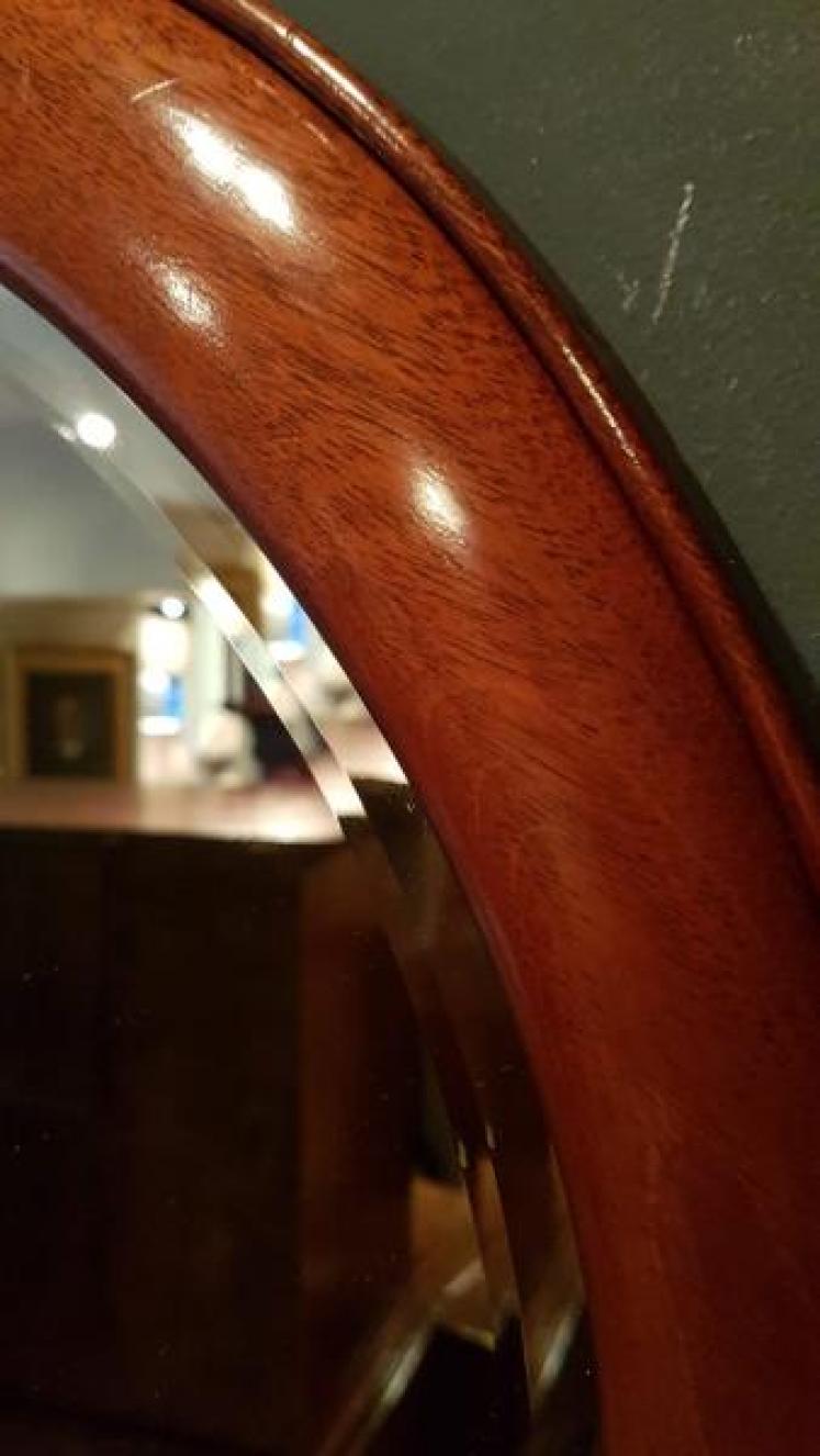 Victorian Moulded Mahogany Framed Mirror - Image 3