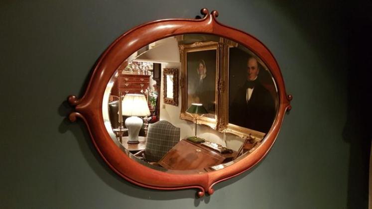 Victorian Moulded Mahogany Framed Mirror - Image 5