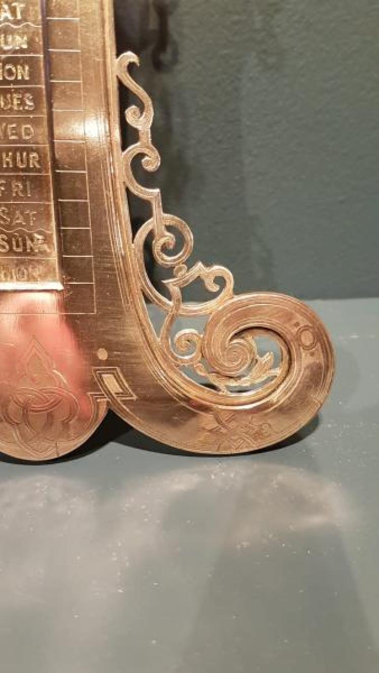 Victorian Brass Perpetual Calendar - Image 6