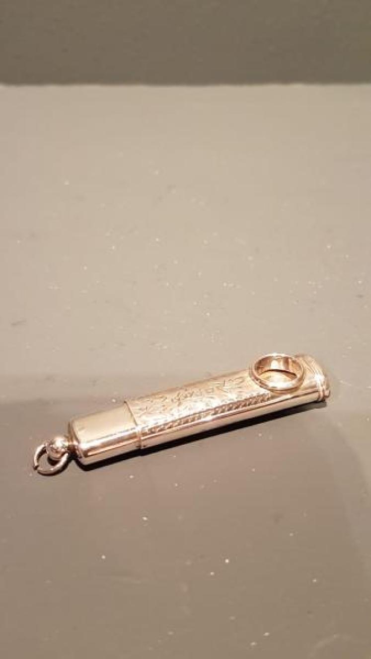 Victorian Silver Cheroot Cutter  - Image 1