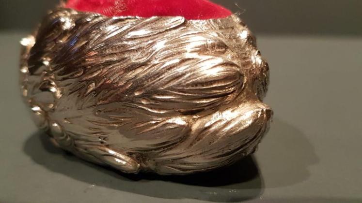 Antique Silver Novelty Swan Pin Cushion - Image 3