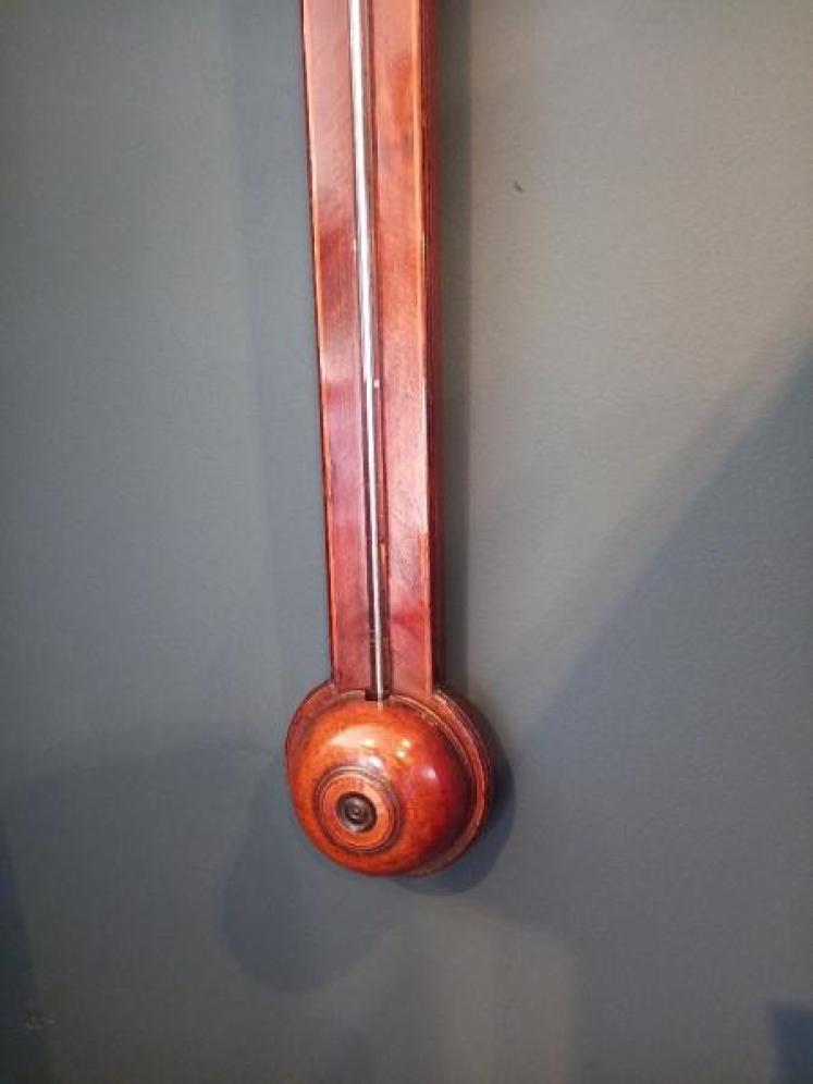 Fine George III Period Inlaid London Stick Barometer - Image 6