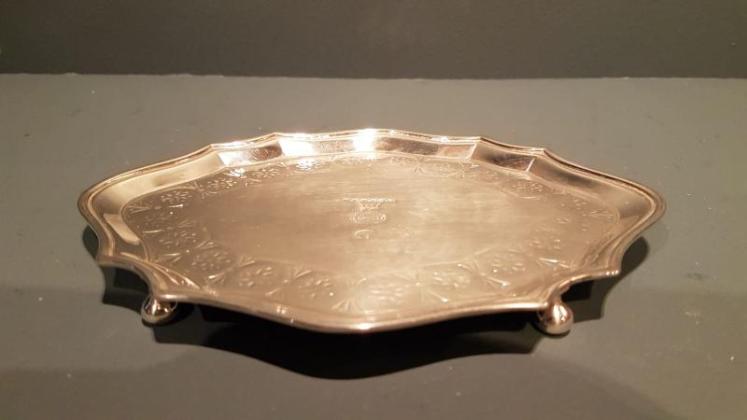 George III Period Silver Salver London 1793 - Image 2
