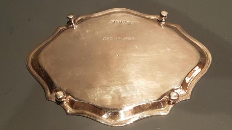 George III Period Silver Salver London 1793 - Image 4
