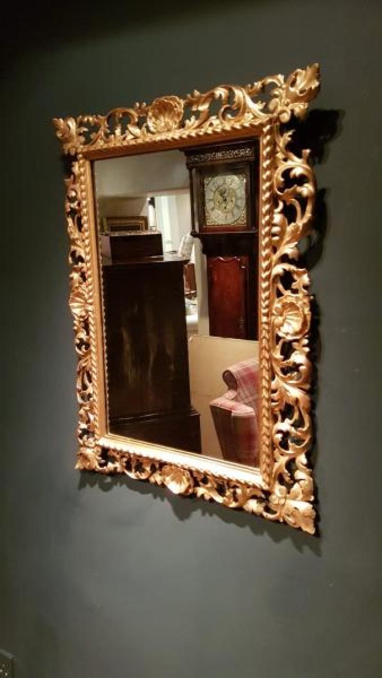 Victorian Timber Gilt Mirror - Image 2
