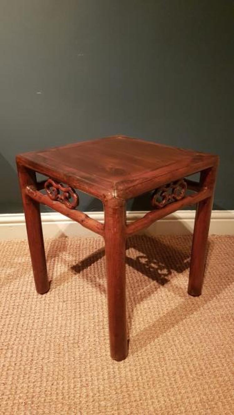 Matching Pair of Antique Rosewood Lamp Tables - Image 3