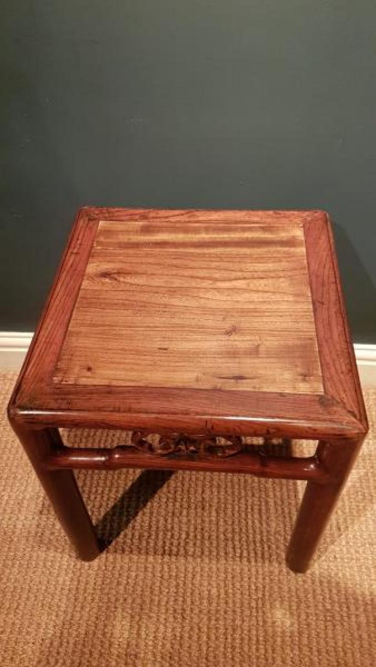 Matching Pair of Antique Rosewood Lamp Tables - Image 6