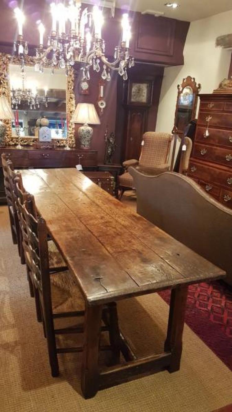 George II Oak Ten Seat Refectory Table  - Image 2