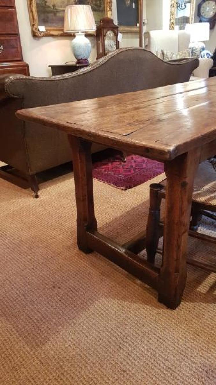 George II Oak Ten Seat Refectory Table  - Image 7