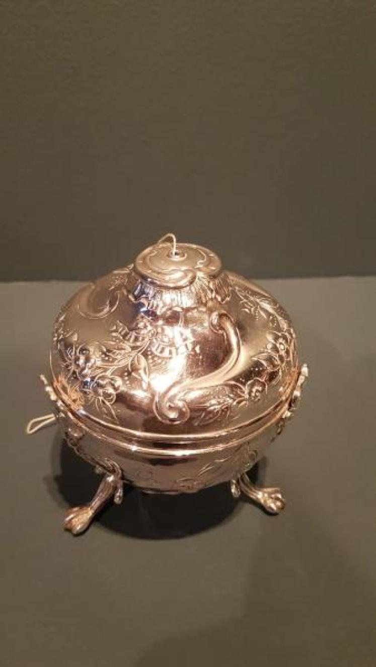 Victorian Silver String Box - Image 2