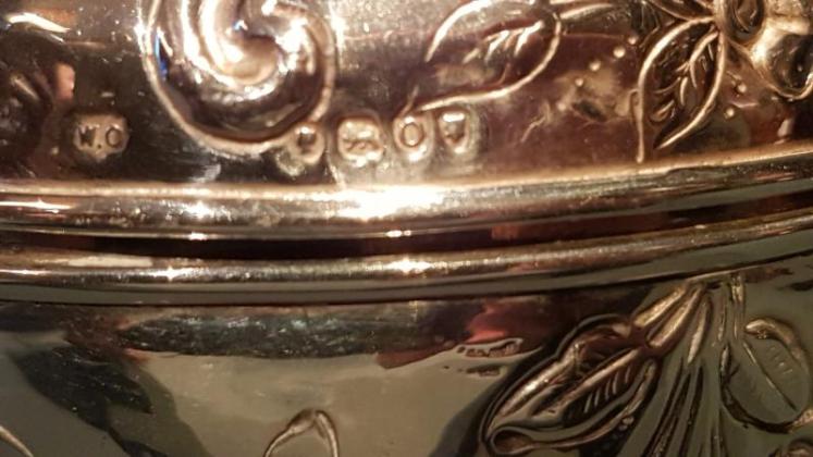 Victorian Silver String Box - Image 4