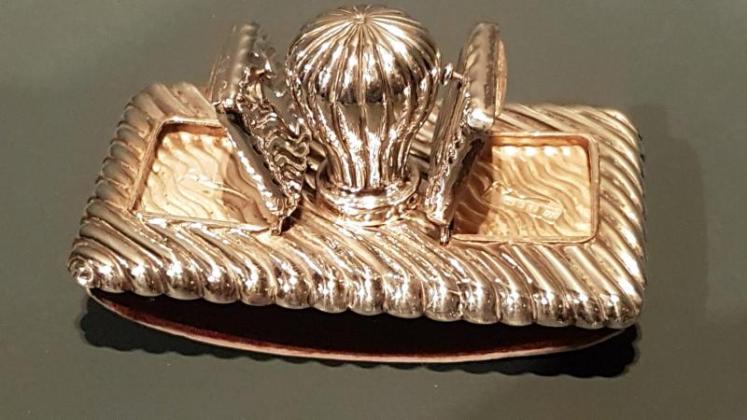 Victorian Silver Blotter and Stamp Holder - Image 4
