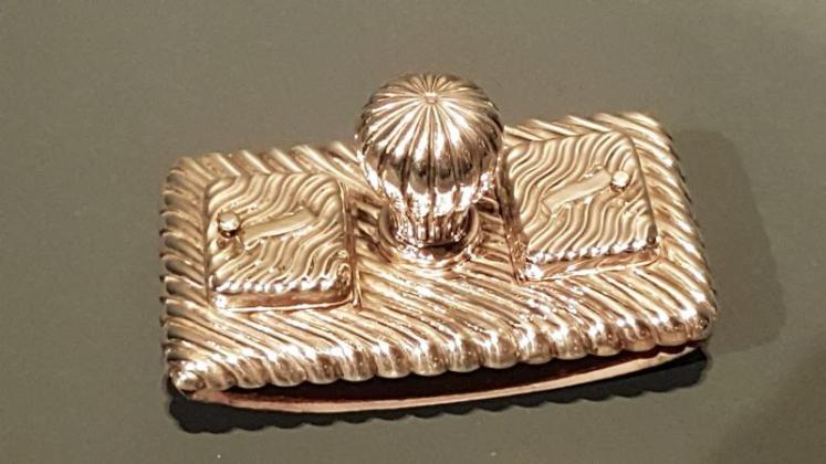 Victorian Silver Blotter and Stamp Holder - Image 6