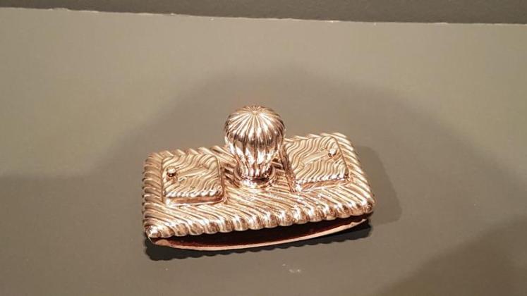 Victorian Silver Blotter and Stamp Holder - Image 7