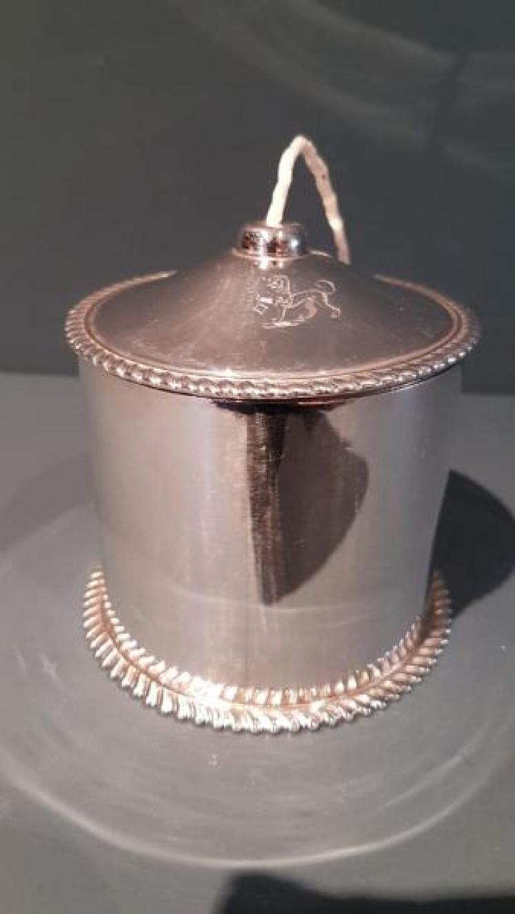 Edwardian Silver Country House String Canister  - Image 6