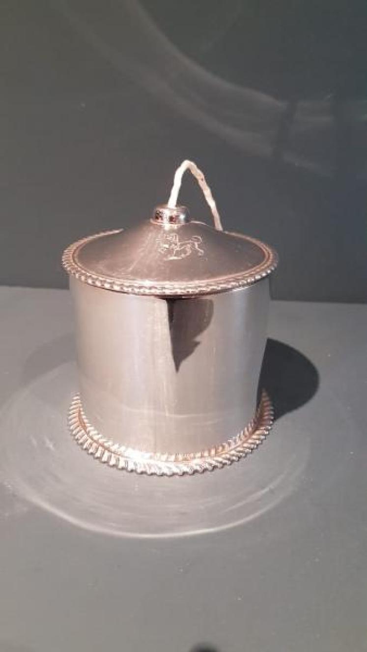 Edwardian Silver Country House String Canister  - Image 7