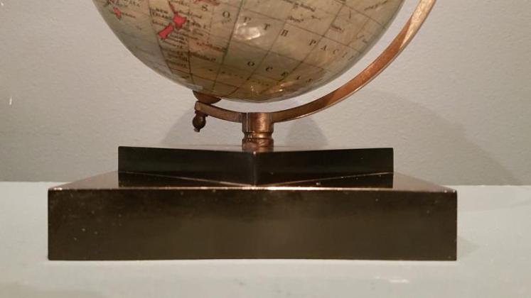 1930's Phillips 6" Papier Mache Library Globe - Image 4