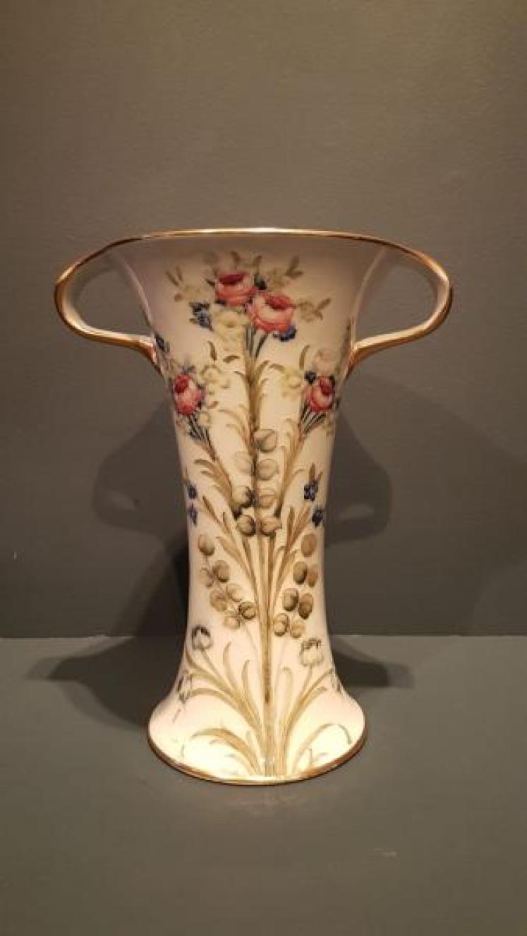 Early Moorcroft 'Forget Me Not' Floral Spray Vase - Image 1